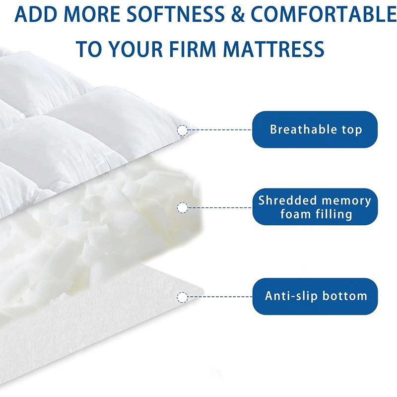 Shredded Memory Foam Mattress Topper best